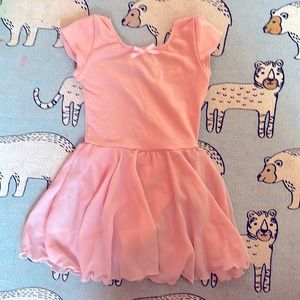 Revolution Girls skirted leotard for ballet, pink, size SC